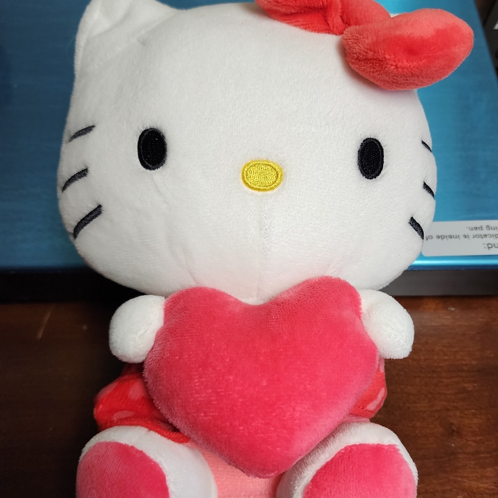 Hello Kitty White and Pink Stuffed Animal